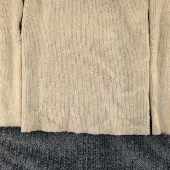 Forever 21 Womens Cowl Neck Sweater Size Small Cream Tag Logo - Picture 7 of 10